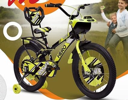 Hero Boomer Kids Cycle in 16" Wheel Size with Fat TYRE for Age Group 5-8 Years (Black Green) (Black & Green) (B0CPYH8JS5) Amazon Price History, Amazon Price Tracker