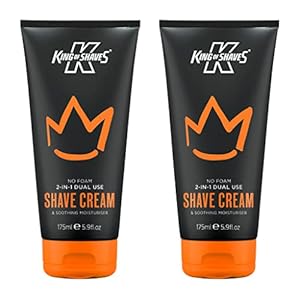 King of Shaves 2-in-1 Rasiercreme Twin-Pack