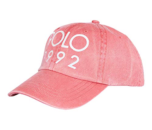 Polo Ralph Lauren Classic Sport Cap Polo 1992 Adjustable (One Size, Red White)