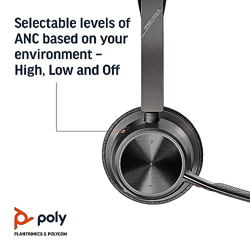 POLY Micro casque Voyager Focus 2 UC + câble USB A vers USB C + base de chargement Neuf - vue 6