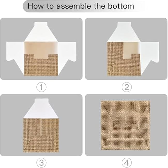 Burlap Balloon Boxes for 1st Birthday, Baby Girl First Birthday Decorations, Birthday Party Supplies Boy, Photoshoot Props Backdrop, 1st Anniversary Decorations. (Burlap)