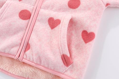 Urtrend Baby Girl's Toddler Kids Fall Coat Jacket Outerwear Hoodie(100,Pink5)