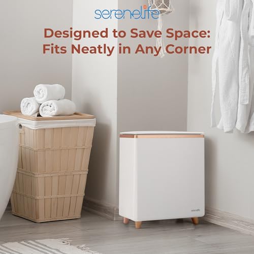 SereneLife Towel Warmer Bucket – Large Capacity WiFi Towel & Blanket Heater, Holds 2 Large Towels, PJ’s & Robes, Single-Touch Control, Auto Shut-Off (Gold) – Luxurious Winter Comfort by SereneLife - Image 7