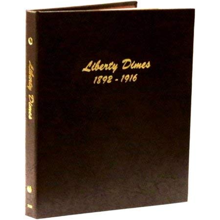 Dansco US Liberty/Barber Dime Coin Album 1892-1916#7121