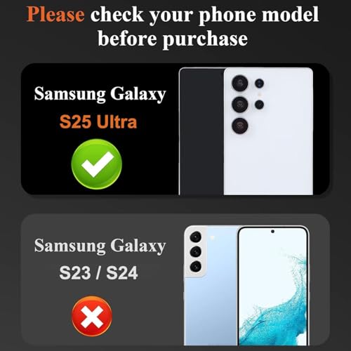 Image of Xmon Back Camera Lens Protector for Samsung Galaxy S25 Ultra (1 Pack) Premium Camera Glass Protector Guard, Anti-Scratch, Ultra-Clear, Easy Installation