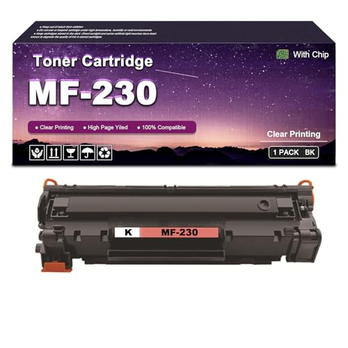 MF-230 Black Toner Cartridge Replacement (with Chip) for Canon MF230 Toner Cartridge Work for Canon IC MF230 MF233n MF236n MF232w Printers High Yield 2000 Pages
