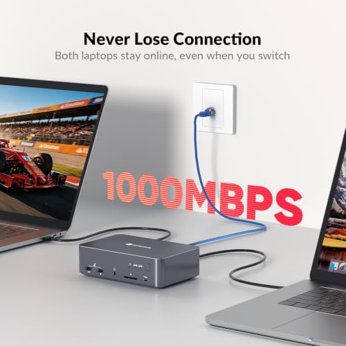 AV Access iDock X20 Dual USB C KVM Docking Station 2 Laptops Switch by v AV Access - Used condition - Image 4