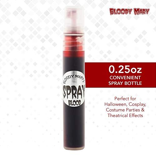 Bloody Mary Fake Blood Makeup Spray - 0.25oz - for Theater and Costume or Halloween Zombie, Vampire and Monster Dress Up - Thumbnail 2