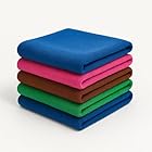 Kit 5 Panos de Microfibra Multiuso 30x30cm Alta Absorção, Não Risca, Reutilizável, Ideal para Limpeza Doméstica, Vidros, Carros e Cozinha F&CShopp