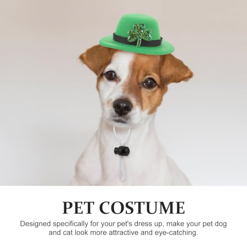 Disfraz de San Patricio para perro tamaño pequeño verde miniatura 2
