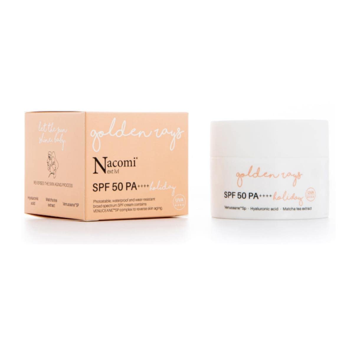 crema antirughe spf 50 holiday Nacomi Next Lvl