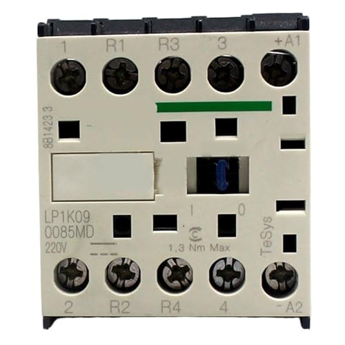 Contacteur 9A 2NO 2NC DC220V LP1K090085MDS35 format compact rail