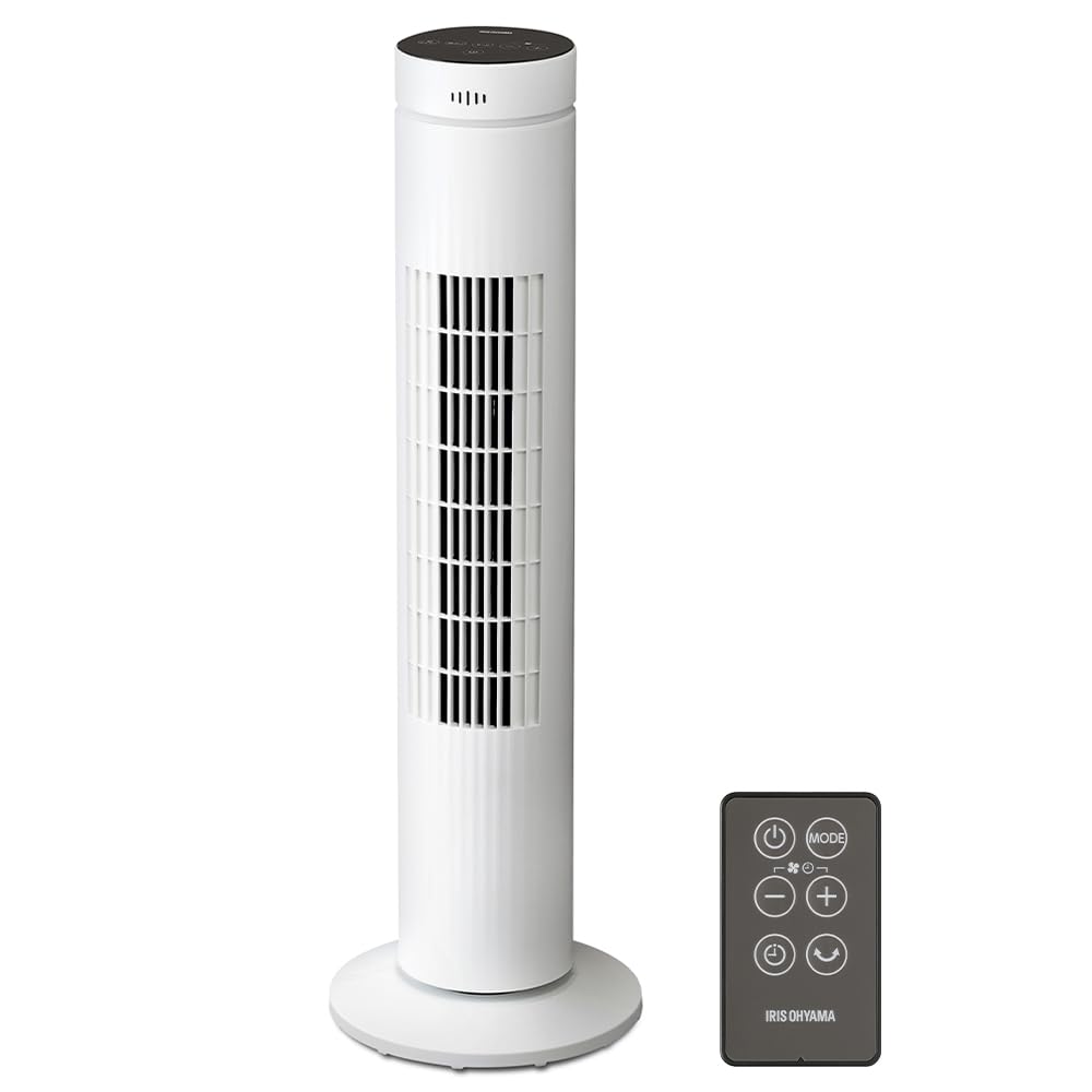 Amazon | 【節電対策】アイリスオーヤマ 扇風機 タワーファン DC