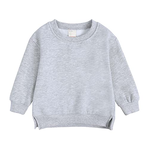 Sweatshirt for Boys Girls Trendy Unisex Little Kids Toddler Crewneck Long Sleeve Cozy Fleece Lined Warm Pullover Tops2