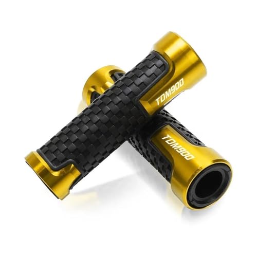 Poignées moto antidérapantes 22mm or anti-vibration TDM850 900