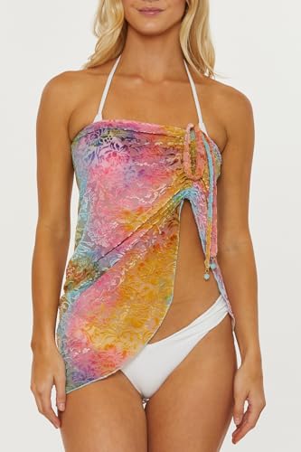 womens Tropea Shirred Skirt Dress, Casual, Beach Cover Ups for Women3