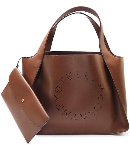 Amazon ステラマッカートニー Stella Mccartney トートバッグ W8542 レディース ショルダーバッグ ステラ ロゴ Stella Logo Tote Bag 年春夏 ワンサイズ ブラウン 7773 並行輸入品 Stella Mccartney ステラ マッカートニー トートバッグ