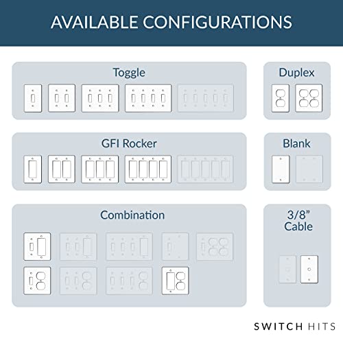 Switch Hits Professional Grade Antique Copper Outlet Wall Plate | 1 Duplex | 2.8" X 4.6" | Modern Electrical Outlet Cover Collection | Quality Switch Plate Covers For All Configurations #TOP5