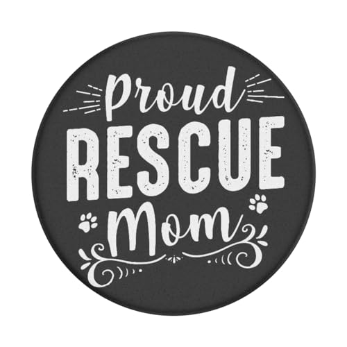 Image of PopSockets Adhesive Phone Grip, Holder- Proud Rescue Mom