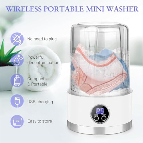 Machine à laver portable rechargeable : solution pour laver séparément le linge de bébé