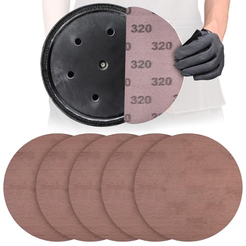 Image of 25 Pcs 9 Inch Mesh Sanding Disc for Drywall Sander 320 Grit