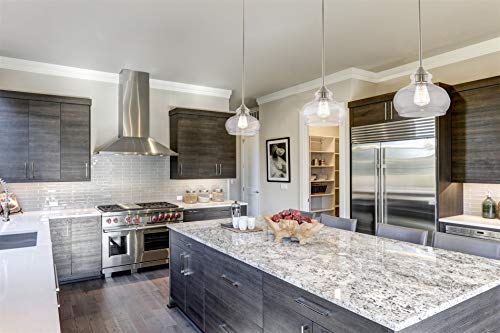 Kira Home Harlow 9" Modern Industrial Farmhouse/Schoolhouse/Rustic Pendant Light with Clear Glass Shade, Adjustable Hanging Height, Brushed Nickel Finish - Image 3