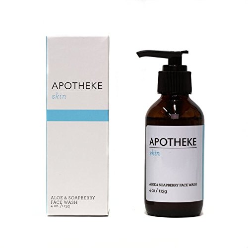 Aloe Soapberry Face Wash - Natural Cleanser For Sun Damage & Dark Spots - 4oz