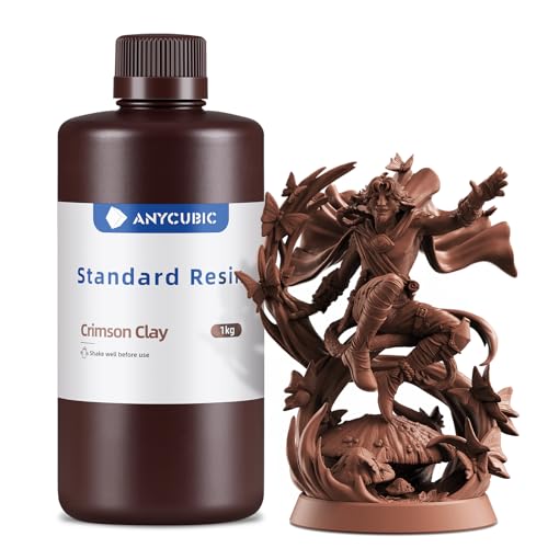 ANYCUBIC Résine Imprimante 3D Standard UV 405nm, Durcissement Rapide, avec une Grande Précision et une Excellente Fluidité, Résine Photopolymère