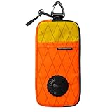 MUGI Mobility iOdZ Funda Móvil Impermeable Ciclismo Cremallera Sellada Accesorios Cartera Teléfono Bici Maillot Bicicleta Estuche Acolchado Nylon Antirayaduras Tamaño Universal 17x9x1cm 75g (Naranja)