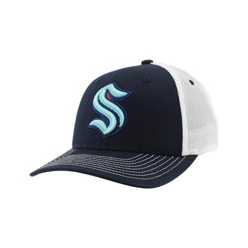 Image of ZHATS NHL Unisex-Adult NHL Officially Licensed Adjustable Snapback Hat Dakota Icon Team Color