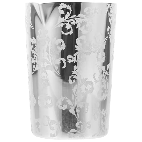 CATIEBYE Vaso Mezclador de Acero Inoxidable 304, Taza para Cocteles de Gran Tamaño, Agitador Multifunción para Barra y Hogar, Coctelera Profesional Fácil de Limpiar para Bebidas Espesas