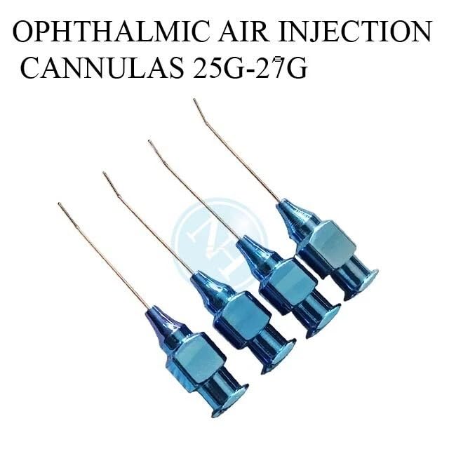 Top Quality Titanium Ophthalmic Cann. 25G, 27G Angled 5mm (25g)