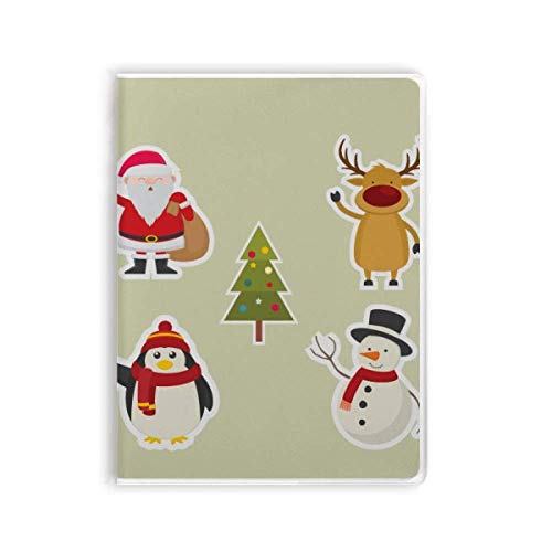 Carnet de notes souple bonhomme de neige Joyeux Noël A5