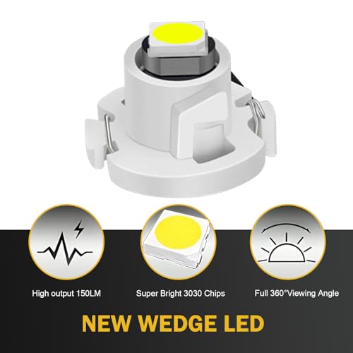 Pack de 10 luces LED T4.2 para tablero de auto miniatura 3