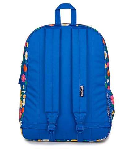 Image of JanSport Cross Town Backpack - Simple Bag for Everyone with 1 Main Compartment, Front Utility Pocket - Premium Class Accessories - Flower Market