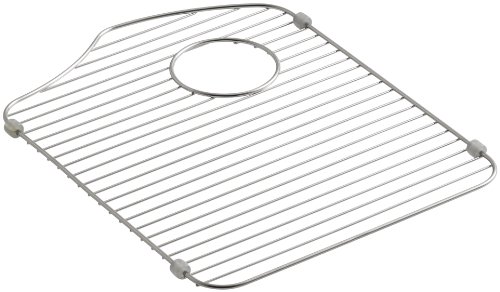 KOHLER 6453-ST Octave Right-Hand Sink Rack for Octave K-3842 and K-3843 Sinks, Stainless Steel
