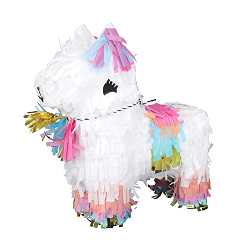 LRXIYODE Piñata Mini Caballo para Cumpleaños Caja Rellenable con Dulces y Juguetes Decoración para Fiestas Infantiles Material Seguro y Diseño