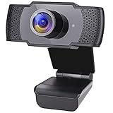 Serenelife 1080P Full HD Webcam - HD Audio & Video Unimpeded w/USB Connector, with Microphone, Computer Connection, Plug and Play