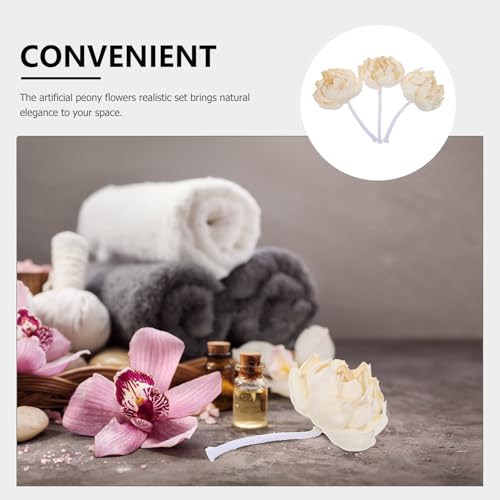3 piezas de flores Sola para difusor de aromaterapia miniatura 6