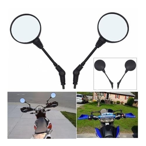 Moto manillar retroviso espejo retrovisor universal de 8 mm y 10 2