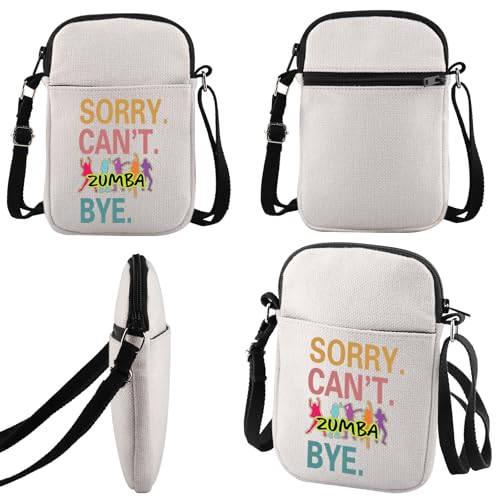 Zumba Dance Fitness Instructor Gift Sorry Can't Zumba Bye Crossbody Bag Zumba Lover Gift for Her4