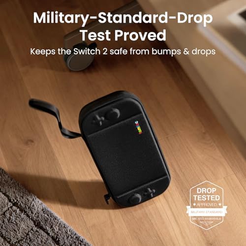 tomtoc Slim Carring Case for Nintendo Switch 2, Military Grade Protection - 3