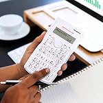 Flutesan 8 Pieces 2 Line LCD Engineering Non Graphing Scientific Calculator for Engineering Students Function Calculators for School Financial Business Office, Pink, Blue, Green, White
