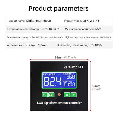 Régulateur de température de précision avec module de contrôle programmable hiver et été - 4