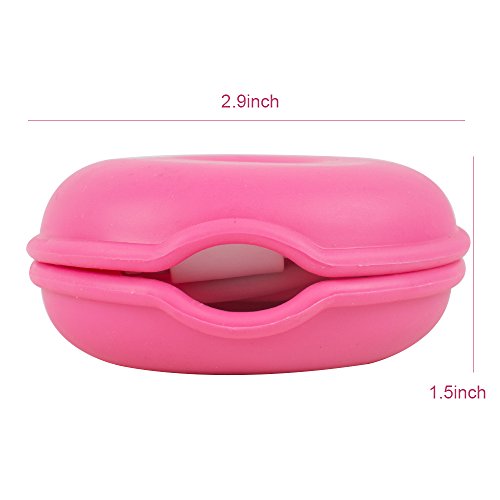 image for vinmax 5 Packs Tangle-Free Cable Turtle Organizer Case Earbuds Keeper 