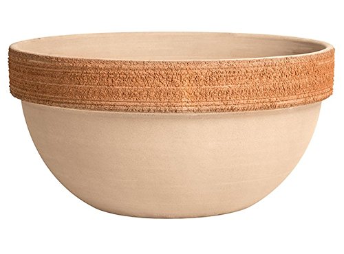 VASI PER PIANTE - CIOTOLA ø 39,5x19,5h IN TERRACOTTA 'IBIS GRAFFIATA' DEGREA