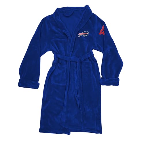 NORTHWEST The Company Official NFL S/M Silk Touch Bath Robe with Number, Team Colors, 25" x 47"3