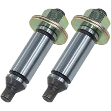 2 Pack W10359272 dryer rear drum support roller shaft Replaces 1878663 3387707 3399509 shaft 8575325 rear drum roller shaft ap6020389, whirlpool ps11753708, wpW10359272 dryer drum roller axle
