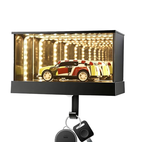Colgador De Llaveros Para Garaje, Con Soporte De Pared Molde De Coche, Gancho para Llaves de Garaje Decoración de Pared, Para Entrada Pasillo Cocina Hogar Oficina Dormitorio Interior Amantes Del Autom