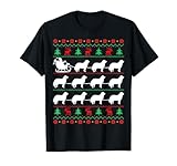 Photo Gallery bernese mountain dogs pulls santa sleigh christmas xmas maglietta Photo Gallery bernese mountain dogs pulls santa sleigh christmas xmas maglietta